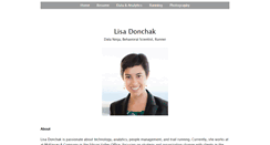 Desktop Screenshot of lisadonchak.com